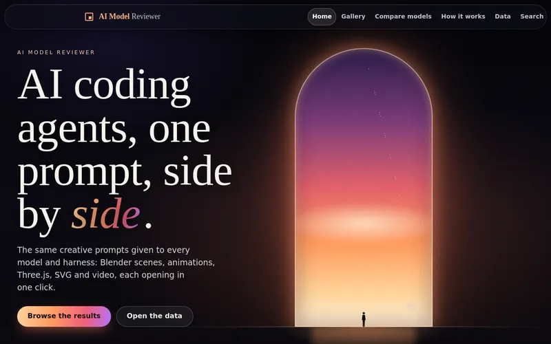 Model Reviewer home page